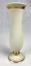 Vase Weimar Porzellan elfenbein gold Art Déco 27,7 cm