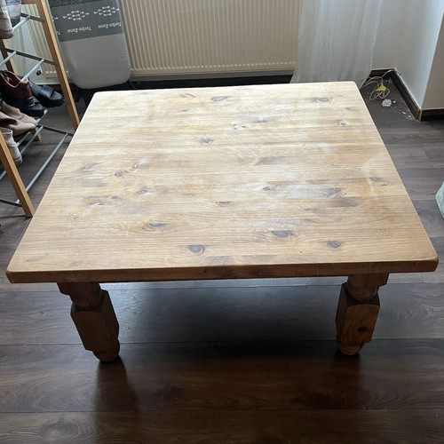 Massiver holz couchtisch - holz,