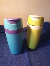 Tupperware Kaffeebecher to Go -grün und blau  360ml -Partnerbecher guter Zustand