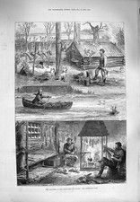 Original alter antiker Druck