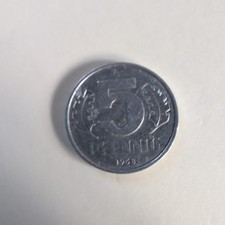 5 pfennig ddr 1968