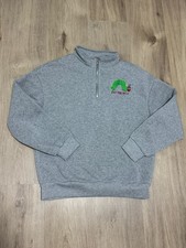 Grauer half zip - sweater, eat
