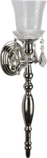 Wand-Kerzenleuchter silber