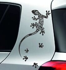 Aufkleber  Glas Lack Auto Heckscheibe Motorhaube Gecko Echse Salamander 167