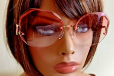 Sonnenbrille Damen Modern Rosa Pink NEU