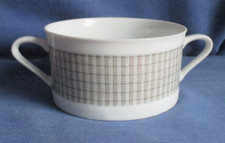 Eschenbach Suppentasse Karo grau weitere Porzellan