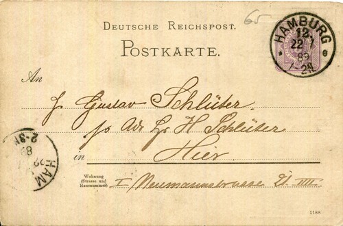 1889 werbung - ak,