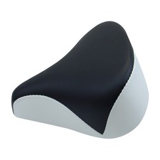 Saddle black white 22mm - black/white,