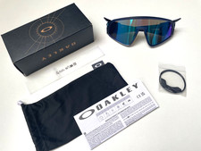 NEU ! Oakley Radsportbrille Latch Panel, matt transparent Navy,  Prizm Sapphire