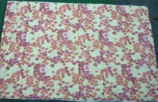 DDR Steppdecke Kinder Steppdecke Krabbel Decke Dederon Blumen  Muster 129x87 cm