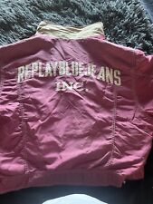 Replay Jacke Blue Jeans INC. weinrot Gr. L (XL) vintage 1990`s