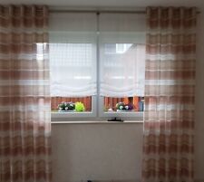 Gardinen, Seitenschals mit Ösen, 6 Stück, neuwertig