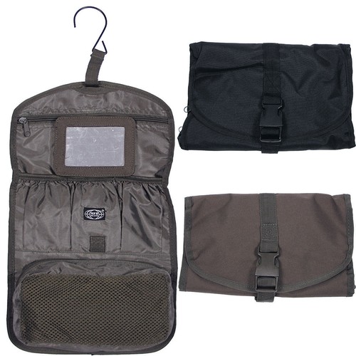 Waschzeugtasche rollbar - bw,
