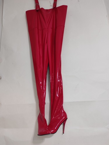 Stiefel hose reichte bis - , zu