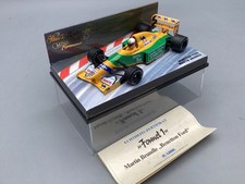 Modellautos 1:43 Göde/Minichamps F1 Benetton Ford Martin Brundle #20 mit Vitrine