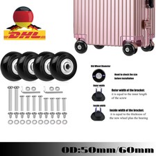 4 Stück 50mm /60mm Gepäck