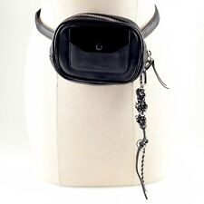 Liebeskind Berlin Tasche Gürteltasche Bauchtasche Schlüsselanhänger schwarz Lack