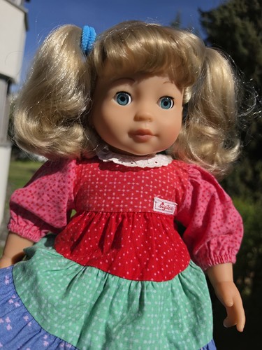 Bayer puppe mädchen blond - puppe,