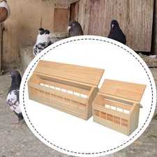 Taubenfutterhaus aus Holz für