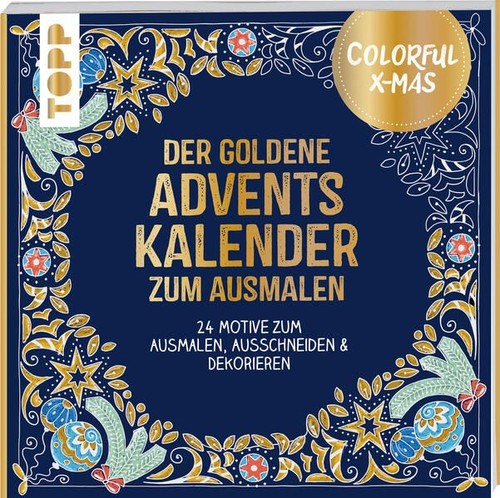 Colorful christmas der - colorful,
