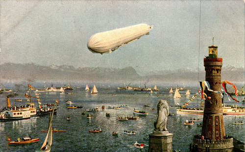 Zeppelin luftschiff über - zeppelin,