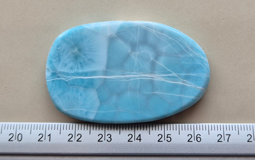 Larimar scheibe oval - scheibe,