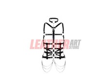 Schwarzes Leder Ganzkörper