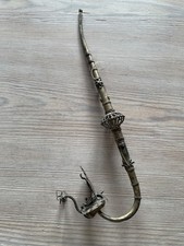 Metall Pfeife, Souvenir aus Thailand, ca. 60 Jahre alt