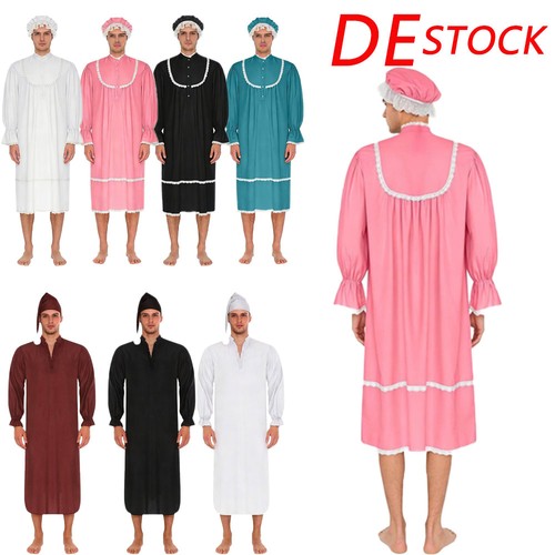 Herren nachthemd mit - nachthemd,