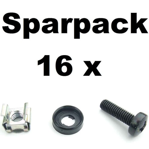 16x rackschraube - x, +
