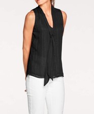 Designer Glitzer Chiffonbluse