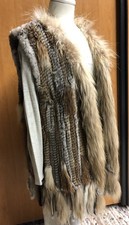 Fell Pelz Weste  von Lucia neu
