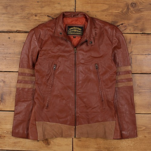 Vintage leder kult - leder, lederjacke