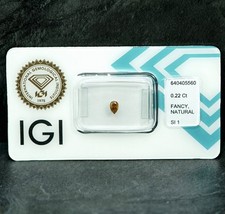 Fancy Diamond Intense Orangy
