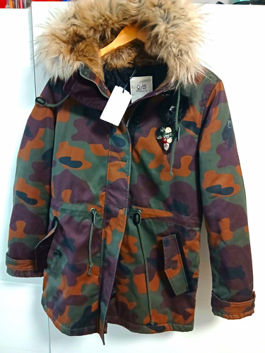 Designed damen parka jacke - q/s,
