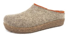 Haflinger Grizzly Kris Damenschuhe Hausschuhe Pantolette Braun Freizeit