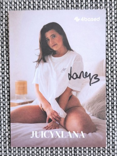 Juicyxlana original autogramm - original,