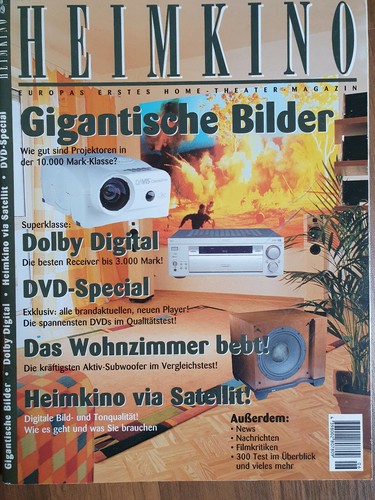 Heimkino zeitschrift 99 - heimkino, 6/99