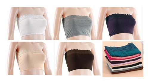 Bustier bandeau glamour - 3x,
