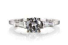 Ring 1 Brillant 0,49 ct F/VS2