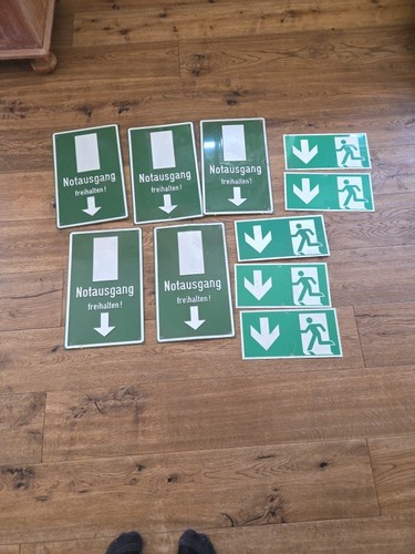 Schild notausgang - schild,