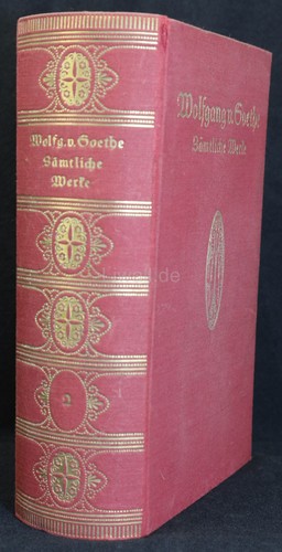 Wolfgang von goethe sämtliche - von,