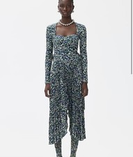 H&M Rokh Korsett-Stil Velours Top Größe 6 UK | Schnelle Lieferung in Hand ?