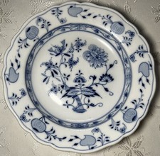 Zwiebelmuster Teller, Teichert Porzellan in Meißen, 22.5 cm sehr altes Porzellan