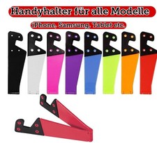 Universal Handy Halter Smartphone Ständer klappbar faltbar verstellbar Tisch