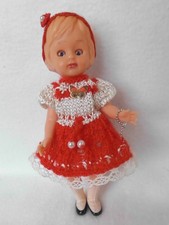 Puppenstube - Puppe - Storch- Püppchen 12 cm groß mit Schlafaugen