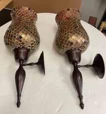 2 x Marokkanische Mosaik Lampen/Teelicht -Vintage-Wunderschön-Handarbeit - 36cm.