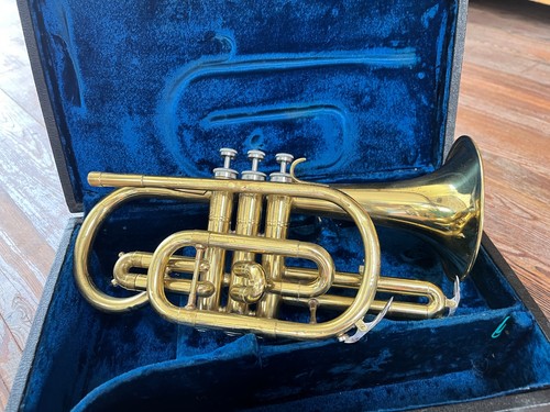 Vintage kornett mit koffer - mit,