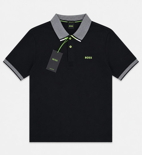 Boss herren poloshirt - poloshirt, schwarz