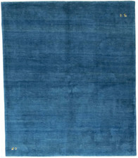 Perserteppich Gabbeh Loribaft 237 x 202 cm Orientteppich Top Zustand - Blau